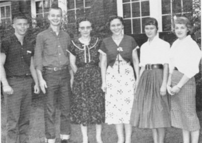 Class officers 1958